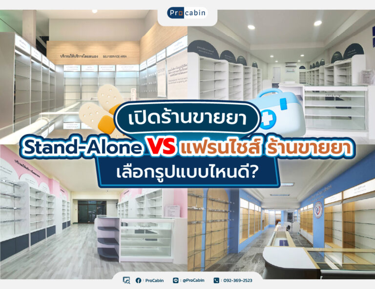 เปิดร้านขายยา Stand-alone VS แฟรนไชส์ ร้านขายยา เลือกรูปแบบไหนดี ...